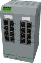 Xelity 16TX managed switch 16 port 1000Mbit IP20 